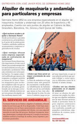 Entrevista Homs en Los medios: El Periódico