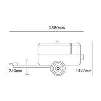Diagrama 2 compresor neumatico Doosan modelo 9/11