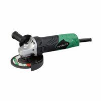 Miniamoladora Hitachi G13SN de 840 W, lista para trabajos de corte en espacios reducidos.
