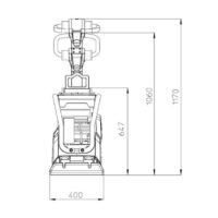 Diagrama 1 Bandeja Vibradora – 40 cm x 70 cm Wacker Neuson