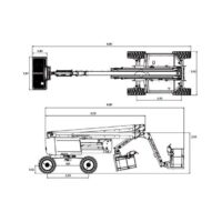 Alquiler Brazo Articulado Diésel Haulotte HA20 RTJ Pro Diagrama 1
