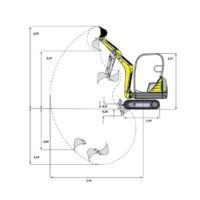 Diagrama mini excavadora Waker Neuson 1404