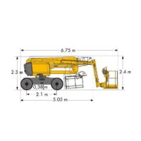 Diagrama 2 Brazo articulado diésel – 16 m Haulotte HA 16 RTJ PRO