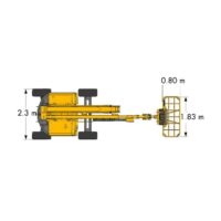 Diagrama 3 Brazo articulado diésel – 16 m Haulotte HA 16 RTJ PRO