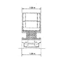 Diagrama 2 Alquiler Tijera eléctrica – 10 m