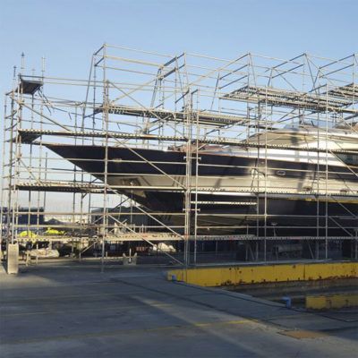 Alquiler de andamios para soluciones navales