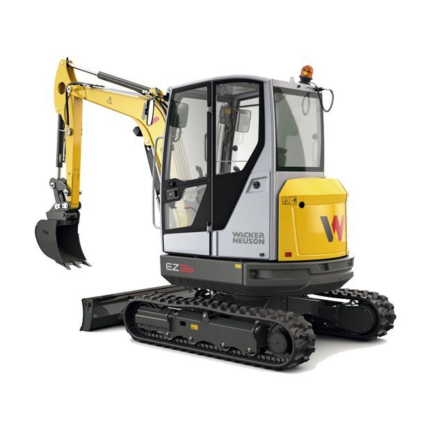 Mini excavadora 3700 kg Wacker Neuson, alquiler online