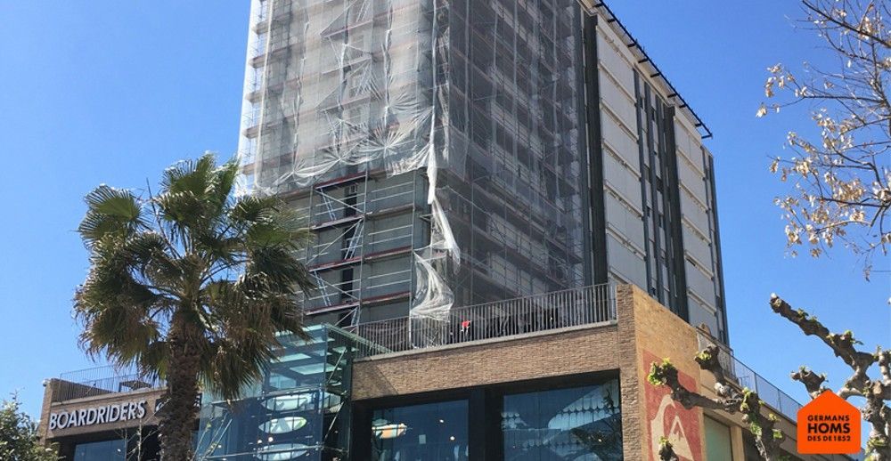 Andamios rehabilitación edificios y fachadas