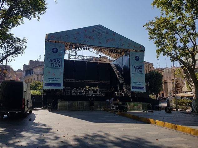 Escenario Rambla Festival Acústica