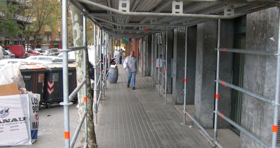 Pasos de protección con nuestros andamios - Imagen destacada