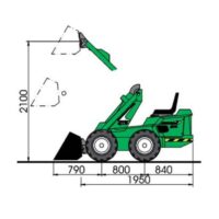 Diagrama 1 Minipala cargadora 700 kg Avant