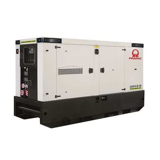 Alquiler Generador eléctrico 200 kvas para eventos Pramac GRW210P