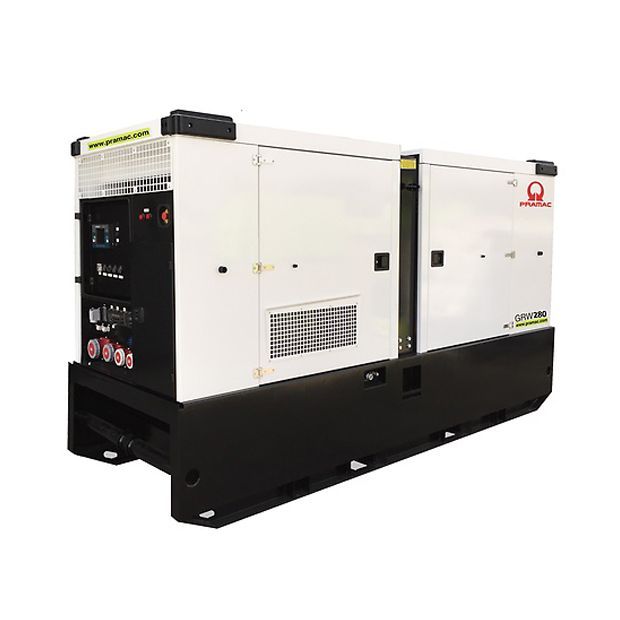 Alquiler Generador eléctrico 250 kvas para eventos Pramac GRW280V