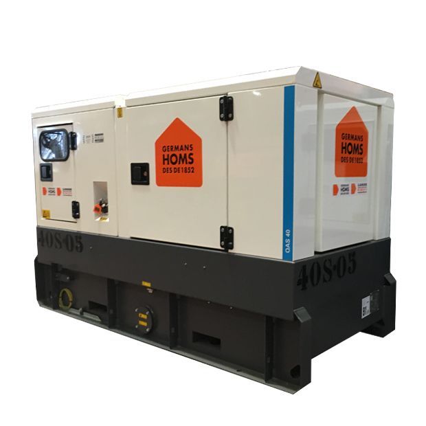 Generador eléctrico 40 kvas para eventos Atlas Copco QAS40, alquiler online