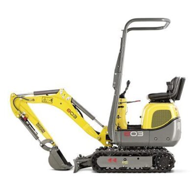 Alquiler miniexcavadora Wacker Neuson 803 DUAL POWER