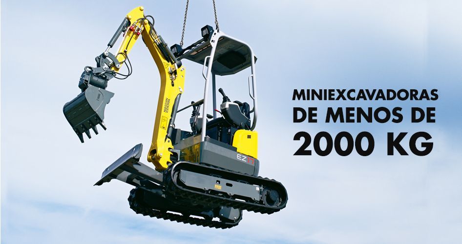 Mini excavadoras Wacker Neuson pequeñas