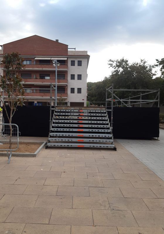 Alquiler escenarios para eventos