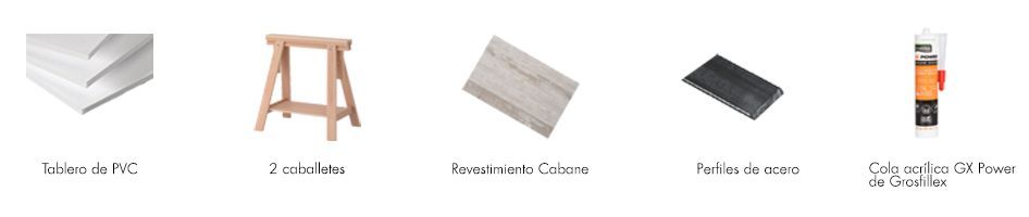 Material mesa estudio DIY