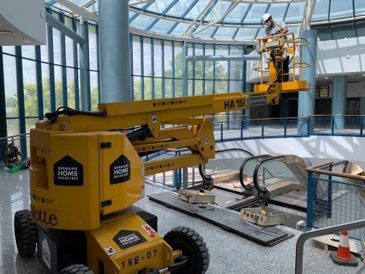 Alquiler plataformas elevadoras para rehabilitación edificios
