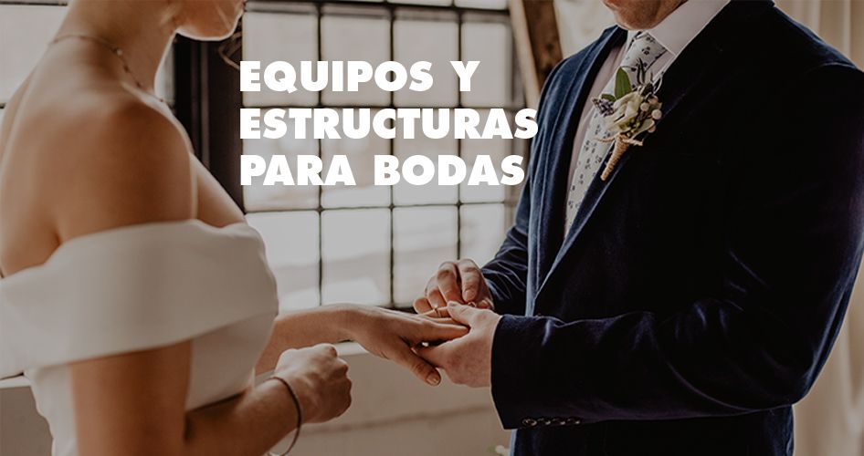 Alquiler energía y módulos para bodas