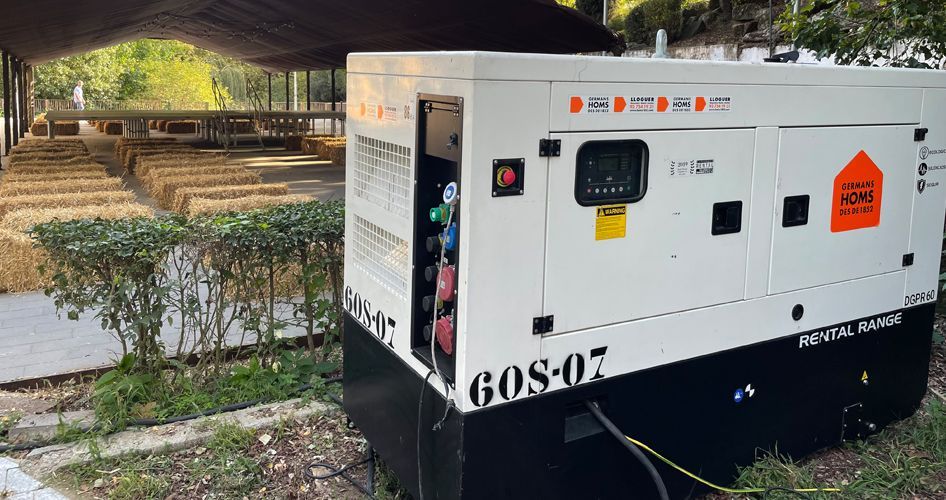 Alquiler energía para eventos