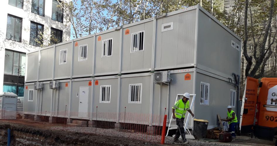 Alquiler de módulos prefabricados