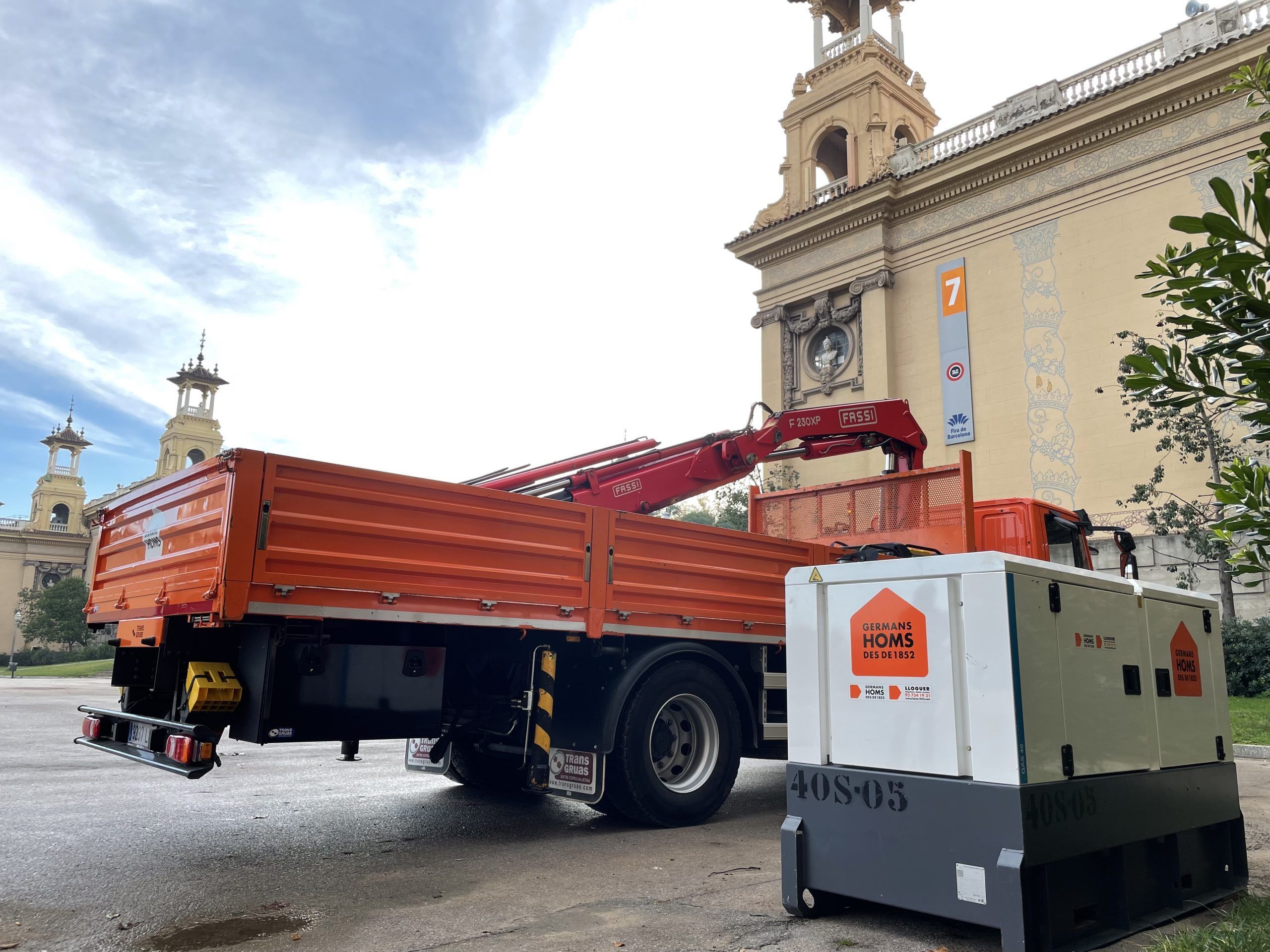 Alquiler energía y maquinaria Cursa Dona