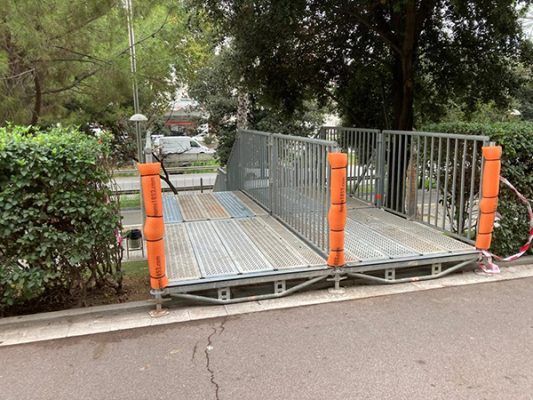 Alquiler andamio de escalera para ICO