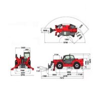 Diagrama 2, Manipulador telescópico 4000 kg a 18 m Manitou MT 1840