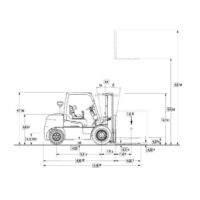 Diagrama 1, Alquiler Carretilla elevadora 4000 kg Camac C40D