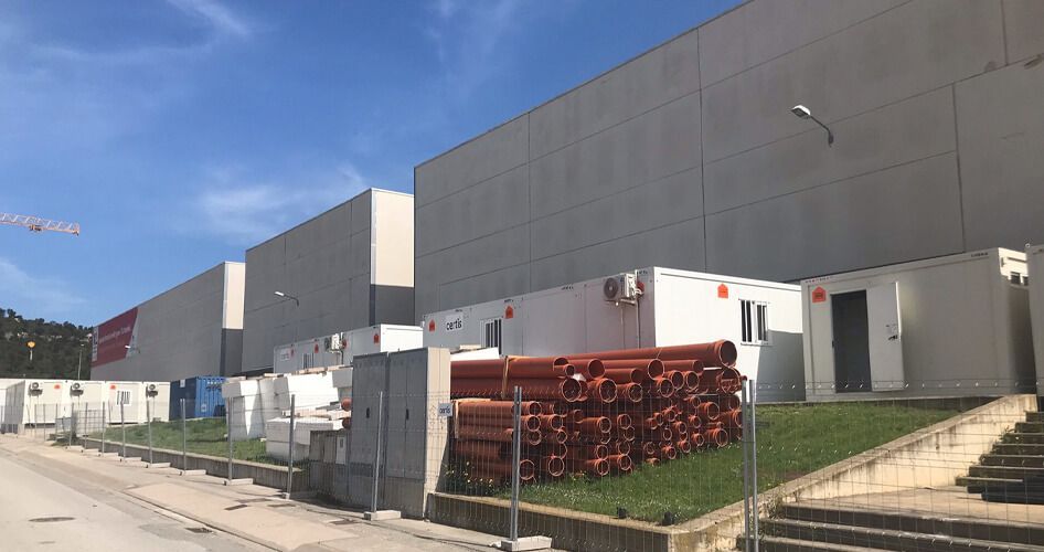 sistema modular centro comercial