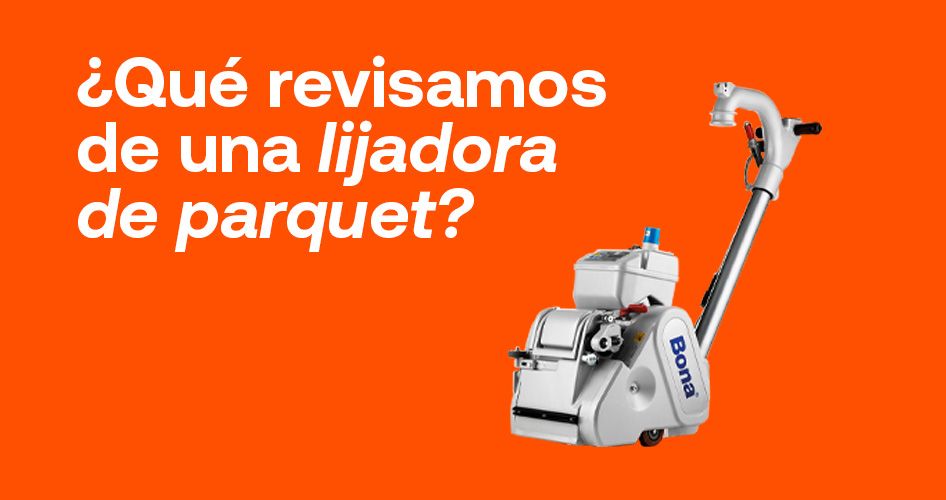 revisión lijadora parquet