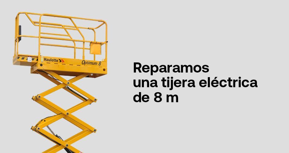 reparación tijera eléctrica