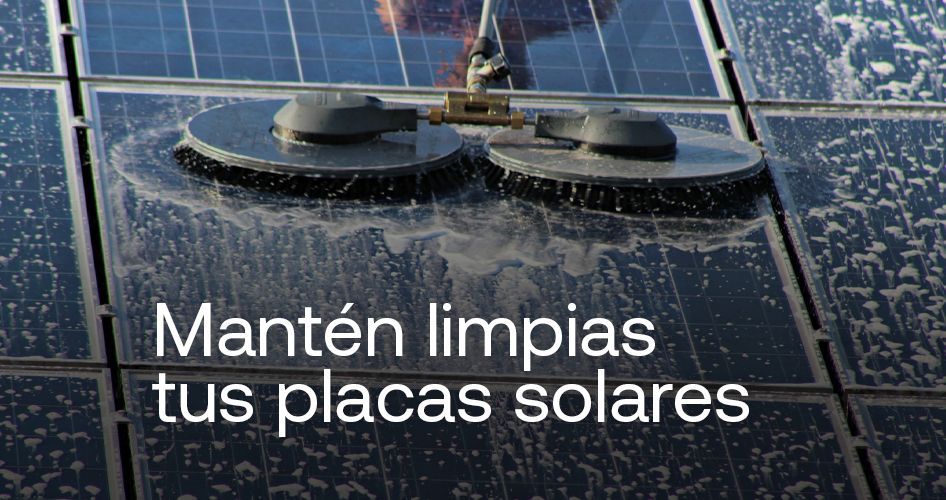 limpieza placas solares