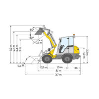 Diagrama Pala cargadora 2000 kgs eléctrica
