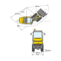 Diagrama Pala cargadora 2000 kgs eléctrica