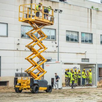 Curso semipresencial de plataforma tijera