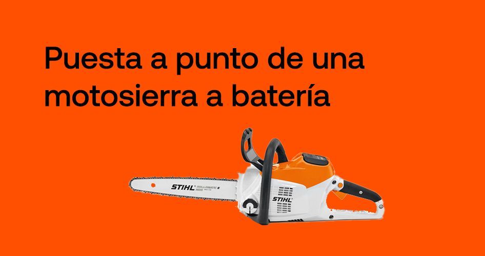 motosierra a batería
