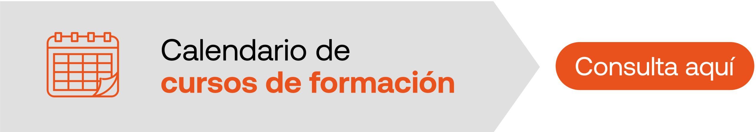 Banner acceso al calendario de los cursos de formación