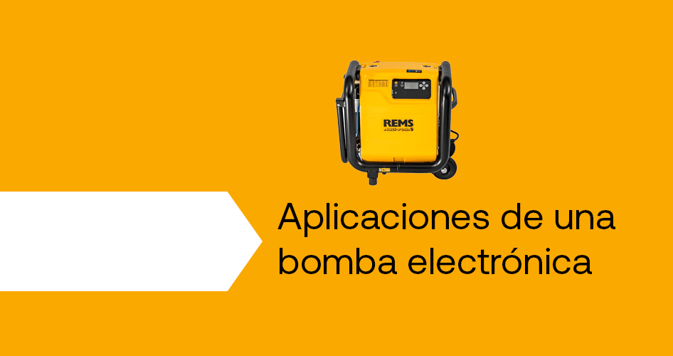 bomba electrónica tuberías