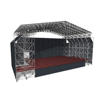 Escenario con cubierta Cassette 16 m