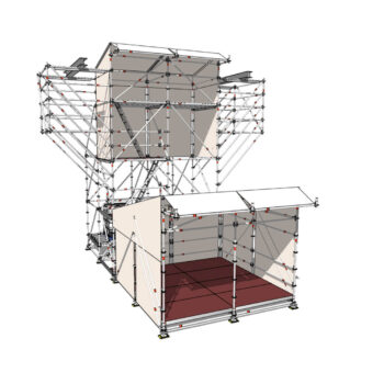 Torre FOH para eventos