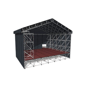 Escenario con cubierta Keder 10/12 m
