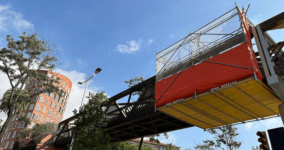 andamio multidireccional con ruedas ronda litoral