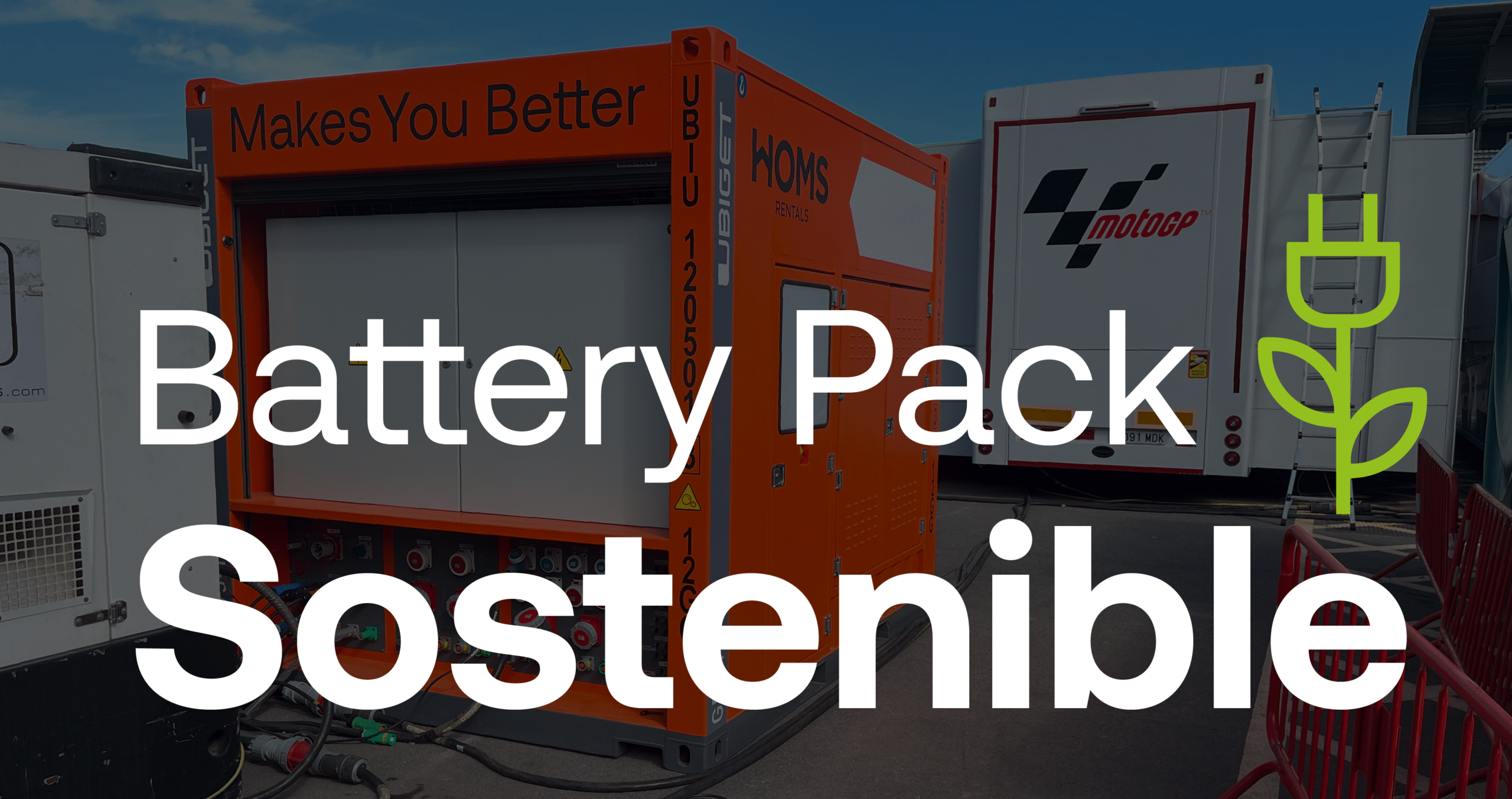 alquiler battery pack sostenible