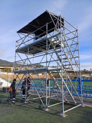 andamio torre para eventos