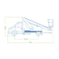 Plataforma elevadora Socage 14m alquiler urbano
