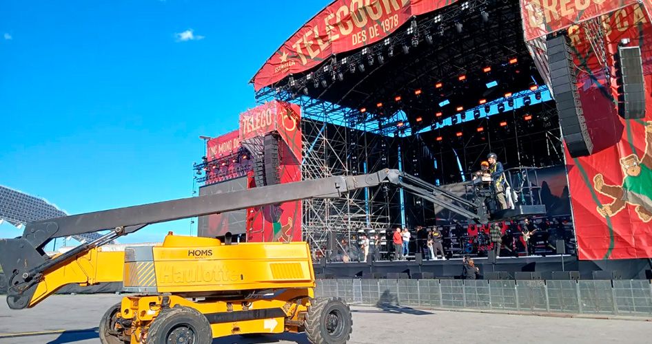 escenario mega media luna