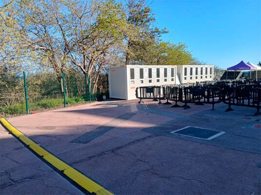 alquiler módulo taquilla eventos