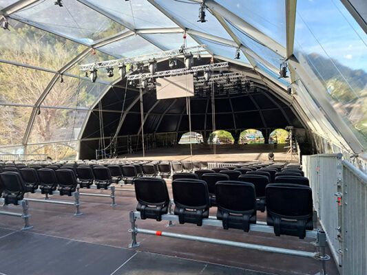 alquiler grada para eventos